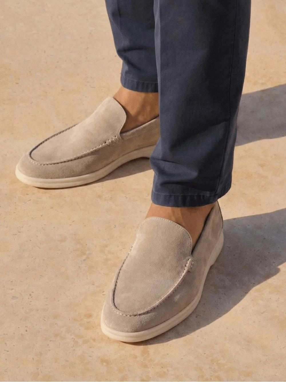 NIB Miramonti Light Dune Loafers